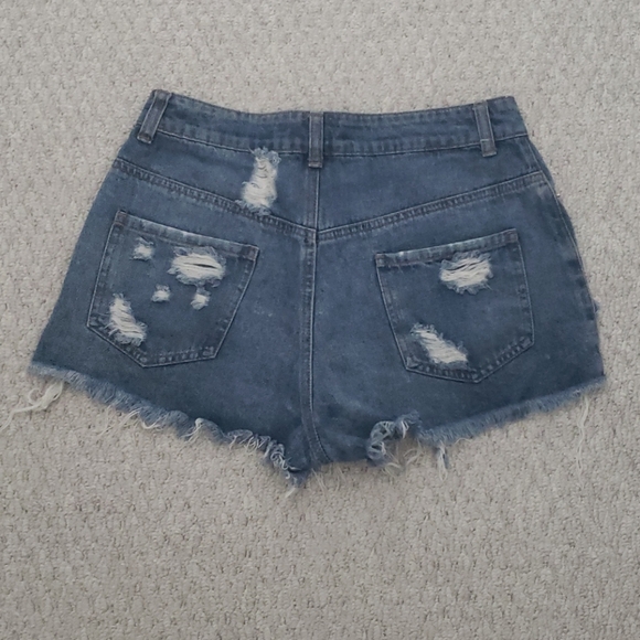SUPRE high waisted jean shorts - Picture 2 of 4